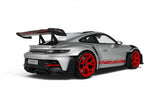 1:8 Porsche 911 (992) GT3 RS 2022 -- Silver/Black -- GT Spirit GTS802001