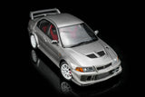 (Pre-Order) 1:18 Mitsubishi Lancer Evolution VI GSR T.M.E -- Satellite Silver -- Motorhelix M84304