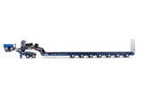 1:50 7x8 Steerable Trailer -- Blue / Grey -- Drake Truck ZT09318