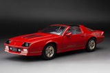 1:18 1985 Chevrolet Camaro IROC-Z -- Red -- Sunstar