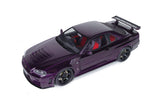 1:18 Nissan Skyline GT-R (R34) Z-Tune -- Midnight Purple -- Solido