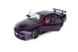 1:18 Nissan Skyline GT-R (R34) Z-Tune -- Midnight Purple -- Solido