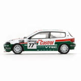 1:64 1993 Castrol Saloon Car Cup -- #77 Honda Civic EG6 -- BM Creations Toy Car