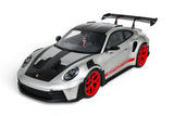 1:8 Porsche 911 (992) GT3 RS 2022 -- Silver/Black -- GT Spirit GTS802001