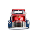 1:24 Wonder Woman w/1952 Chevrolet COE Pickup -- Red/Blue -- JADA