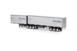 1:50 T-Liner B-Double Trailer -- Redingtons Transport -- Drake Truck ZT09252