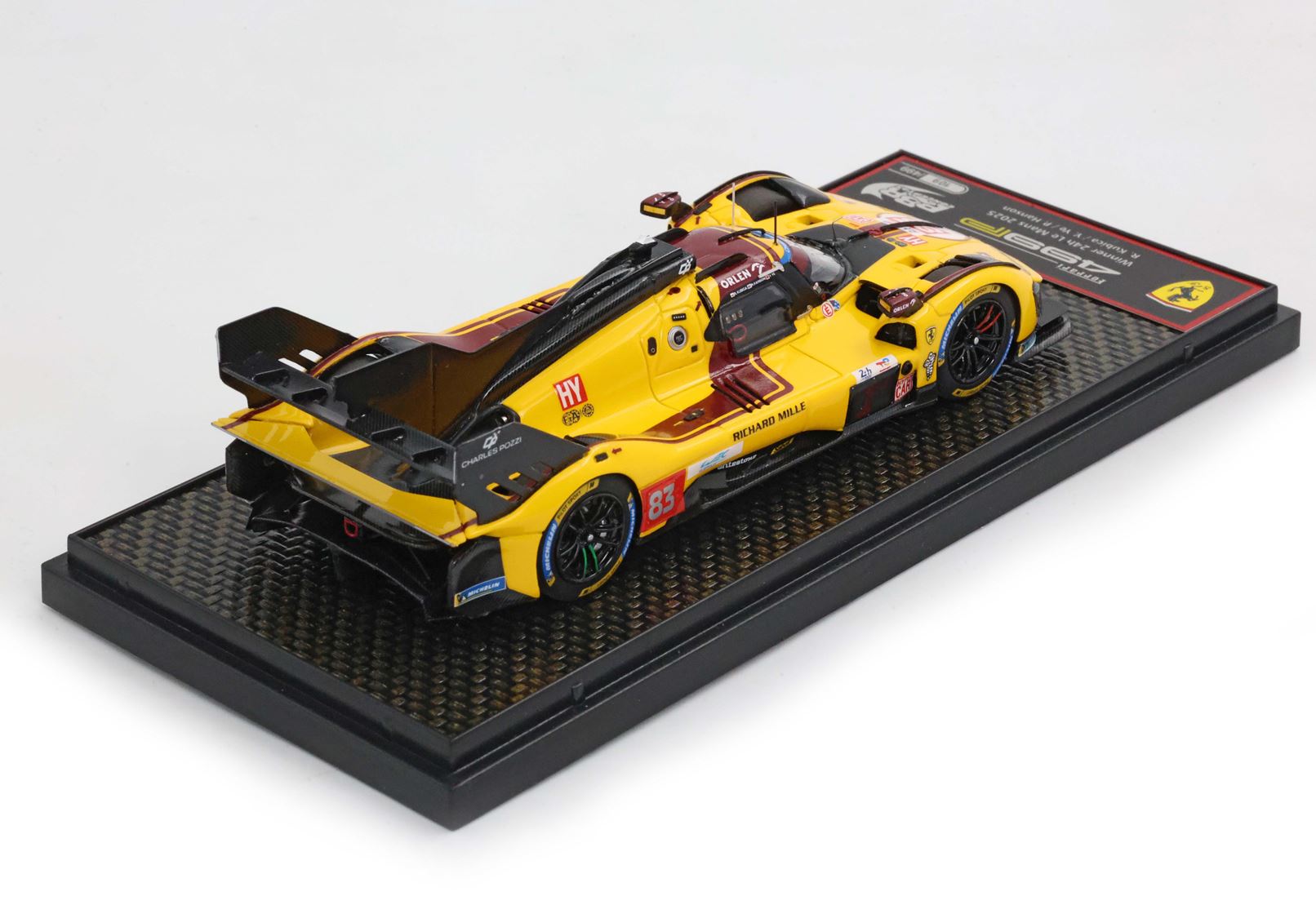 1:43 2025 LeMans 24h Winner -- #83 Ferrari 499P -- BBR BBRC325C 1:43 2025 LeMans 24h Winner -- #83 Ferrari 499P -- BBR BBRC325C