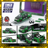 1:64 Isuzu D-Max Low Rider -- Metallic Green/Black -- BM Creations Expo