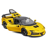 1:24 Ferrari SF90 XX Stradale -- Yellow -- Bburago Race & Play