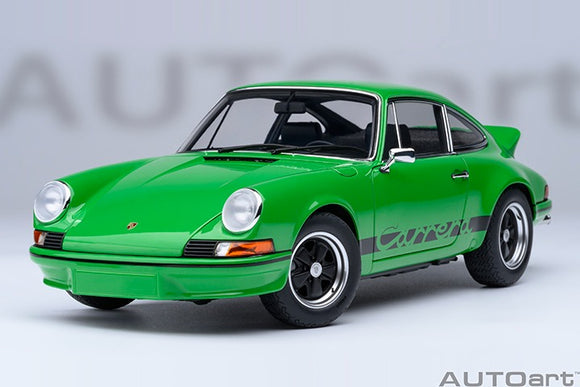 1:18 Porsche 911 Carrera RS 2.7 Coupe 1973 -- Green w/Black Stripes -- AUTOart