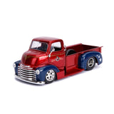 1:24 Wonder Woman w/1952 Chevrolet COE Pickup -- Red/Blue -- JADA