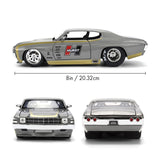 1:24 1971 Chevrolet Chevelle -- Grey/Gold Hurst -- JADA: Big Time Muscle