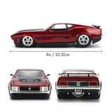 1:24 1973 Ford Mustang Mach 1 -- Candy Red -- JADA: Big Time Muscle