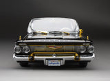 1:18 1961 Chevrolet Impala Convertible Lowrider - Black w/Gold Accents - Sunstar
