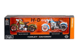 1:24 Harley Davidson 1953 74FL Hydra Glide & 1958 FLH Duo Glide -- Maisto