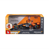 1:24 2024 Oscar Piastri -- Miami GP -- #81 McLaren MCL38 -- Bburago F1