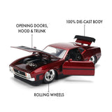 1:24 1973 Ford Mustang Mach 1 -- Candy Red -- JADA: Big Time Muscle
