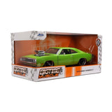 1:24 1970 Dodge Charger -- Green -- JADA: Big Time Muscle