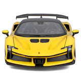 1:24 Ferrari SF90 XX Stradale -- Yellow -- Bburago Race & Play