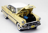 1:18 1953 Chevrolet Bel Air Hard Top Coupe -- Sun Gold / White -- Sunstar