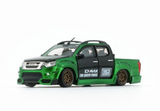 1:64 Isuzu D-Max Low Rider -- Metallic Green/Black -- BM Creations Expo