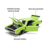 1:24 1970 Dodge Charger -- Green -- JADA: Big Time Muscle