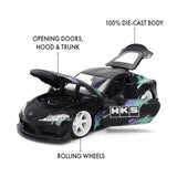 1:24 2020 Toyota GR Supra -- HKS Black -- JADA: JDM Tuners