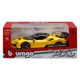 1:24 Ferrari SF90 XX Stradale -- Yellow -- Bburago Race & Play