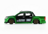 1:64 Isuzu D-Max Low Rider -- Metallic Green/Black -- BM Creations Expo