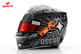 (Pre-Order) 1:5 Helmet -- Oscar Piastri - 2025 USA GP -- McLaren -- Spark F1