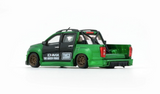 1:64 Isuzu D-Max Low Rider -- Metallic Green/Black -- BM Creations Expo