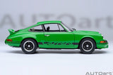 1:18 Porsche 911 Carrera RS 2.7 Coupe 1973 -- Green w/Black Stripes -- AUTOart