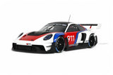 1:18 Porsche 911 (992) GT3 R Rennsport -- White/Blue/Red -- GT Spirit GT495