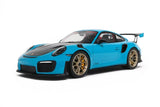 (Pre-Order) 1:12 Porsche 911 (991.2) GT2 RS -- Miami Blue -- GT Spirit