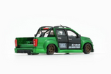 1:64 Isuzu D-Max Low Rider -- Metallic Green/Black -- BM Creations Expo
