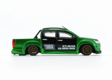 1:64 Isuzu D-Max Low Rider -- Metallic Green/Black -- BM Creations Expo
