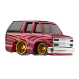 1:64 1992 Chevrolet Suburban (Custom) -- Dark Red -- CarTuned: Mainline Series 7