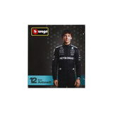 1:43 2025 Kimi Antonelli -- #12 Mercedes-AMG W16 -- Bburago F1