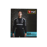 1:43 2025 George Russell -- #63 Mercedes-AMG W16 -- Bburago F1