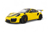 1:12 Porsche 911 (991.2) GT2 RS Weissach -- Yellow/Black -- GT Spirit GT535