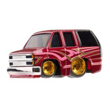 1:64 1992 Chevrolet Suburban (Custom) -- Dark Red -- CarTuned: Mainline Series 7