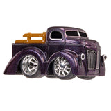 1:64 1947 Ford C.O.E. (Hot Rods) -- Dark Purple -- CarTuned: Mainline Series 10