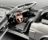 (Pre-Order) 1:18 1967 Shelby GT500 Pro Touring Convertible -- Grey w/Black Stripes -- ACME