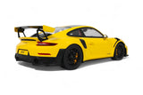 1:12 Porsche 911 (991.2) GT2 RS Weissach -- Yellow/Black -- GT Spirit GT535