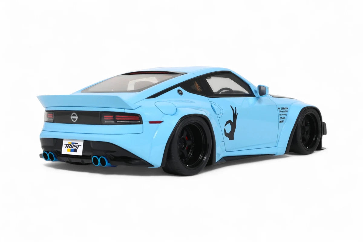 1:18 Nissan Fairlady Z (400Z) Pandem -- China Blue -- GT Spirit GT943