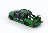 1:64 Isuzu D-Max Low Rider -- Metallic Green/Black -- BM Creations Expo