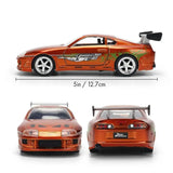 1:32 Brian's Toyota Supra -- Orange - Candy Finish -- JADA: Fast & Furious 25th