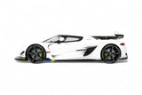 1:8 Koenigsegg Jesko 2019 -- Crystal White -- GT Spirit GTS801301