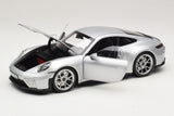 1:18 Porsche 911 (992.2) GT3 Touring Package GT -- Silver Metallic -- Norev