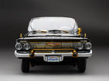 1:18 1961 Chevrolet Impala Convertible Lowrider - Black w/Gold Accents - Sunstar